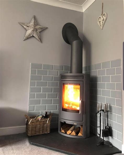 Wood Stove Corner Hearth