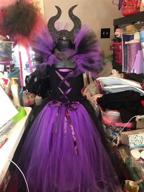 Maleficent Costume - Etsy