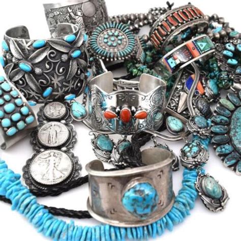 Old Pawn / Pawn Native American Indian Jewelry Collection Estate ...