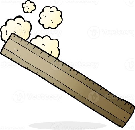 Cartoon Wooden Ruler 44946587 Png