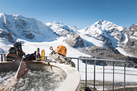 Diavolezza Jacuzzi Bath At M Engadin Switzerland