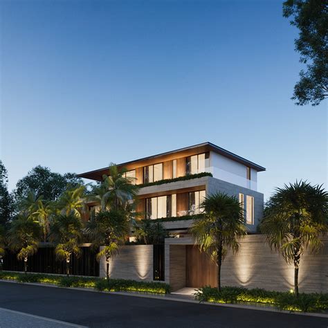 Eden Villa Exterior on Behance