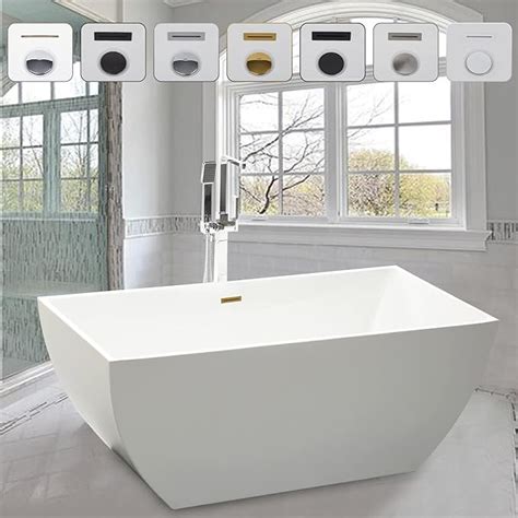 Vanity Art 59 X 30 Acrylic Freestanding Bathtub Home Improvement