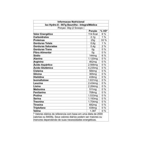 Iso Hydro X Integralmédica Baunilha 907g Centauro