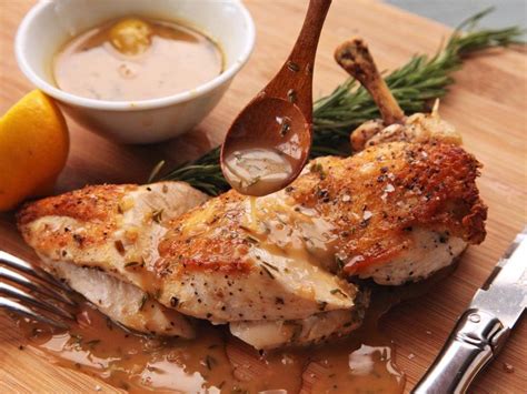 Easy Pan Roasted Chicken Breasts With Lemon And Rosemary Pan Sauce Recipe