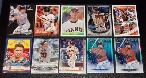 San Francisco Giants Buster Posey Cards Regular Dealer