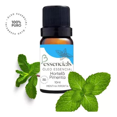 Leo Essencial Hortel Pimenta Ml Puro Mentha Piperita Mercadolivre