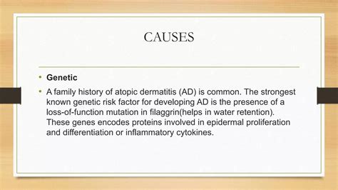 Atopic Dermatitis Ppt