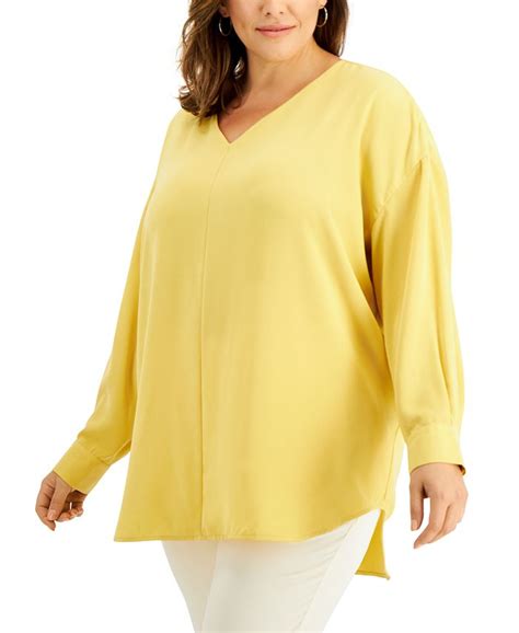 Alfani Plus Size High Low Tunic Created For Macys Macys