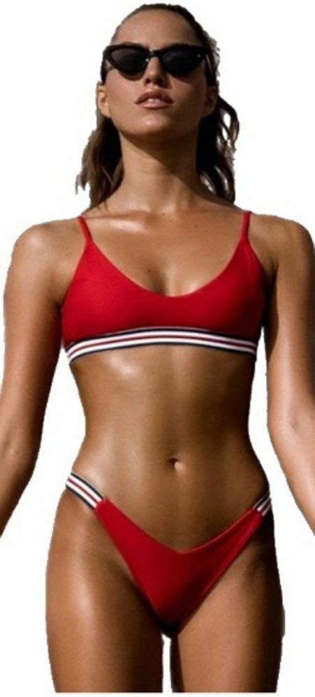 Beauty s Lingerie Set Bikini Μπουστάκι Brazil Κόκκινο MY YN210517