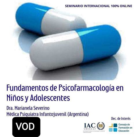 Fundamentos De Psicofarmacolog A En Ni Os Y Adolescentes Iac Uruguay