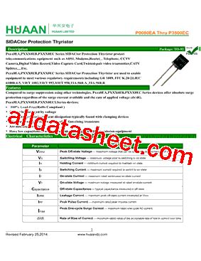 P3100EA Datasheet PDF HuaXinAn Electronics CO LTD