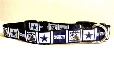 NFL Dallas Cowboys Dog Collar by HomeComfortsAndMoore on Etsy