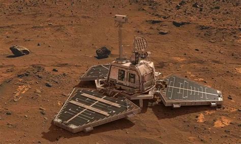 Nasas Pathfinder Space Probe Lands On Surface Of Mars