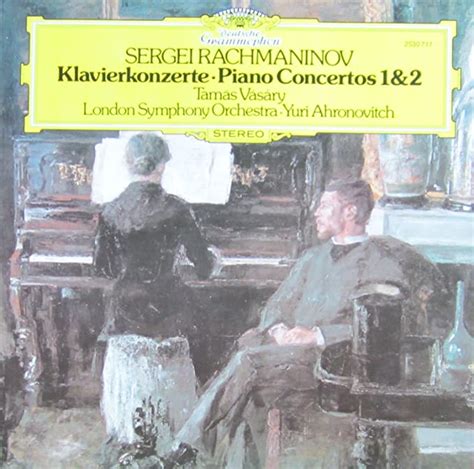 Rachmaninov Klavierkonzerte Piano Concertos 1 2 Vinyl LP