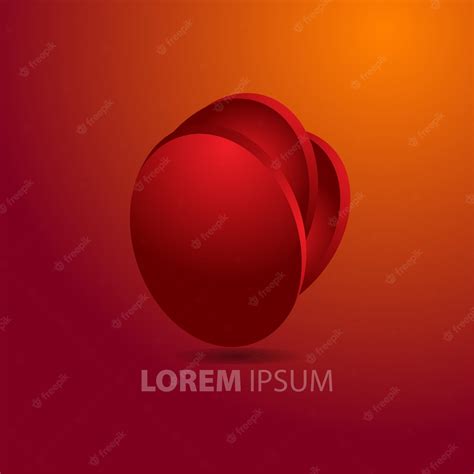 Premium Vector | Round colorful logo design template