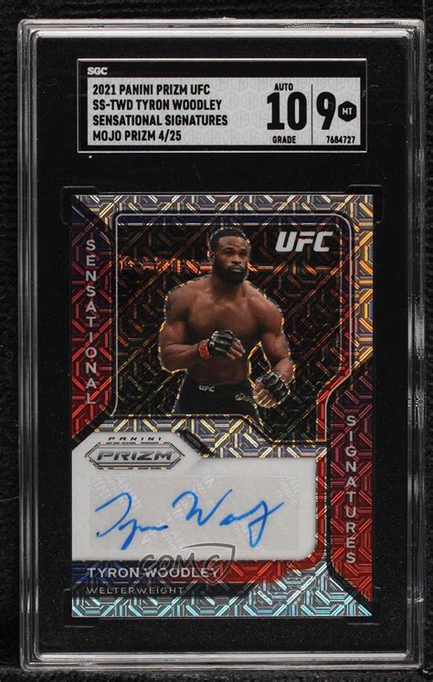 Panini Prizm Ufc Sensational Signatures Mojo Prizm Ss Twd Tyron