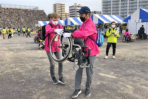 第40回記念大分国際車いすマラソン大会の運営サポート（20211121） Dream As One 三菱商事