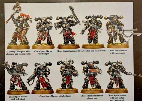 Chaos Space Marine Shadowspear 10 Legionaries 2 Possessed