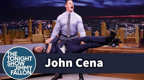 John Cena Deadlifts Jimmy Fallon Youtube