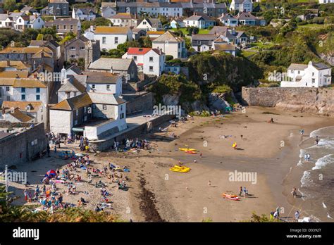 Gorran Haven Village Stock Photo Alamy