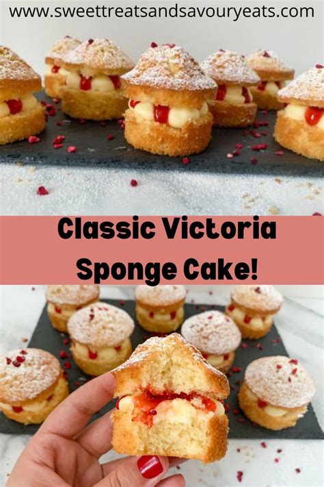 Mini Victoria Sponge Cakes Sweet Treats And Savoury Eats Recipe