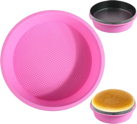 Silicone Cheesecake Pan Protector for 9 Inch Round Springform Pan, Cheesecake Water Bath Pan ...