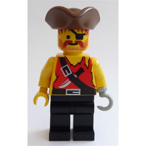 Lego Red Beard Runner Pirate With Hook Minifigure Brick Owl Lego