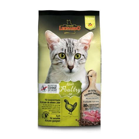 Leonardo Adult Gf Poultry Alimento Libre De Granos Gatos Adultos