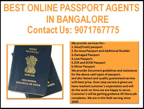 Best Online Passport Agents In Bangalore