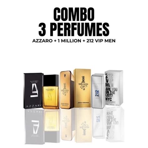 Kit Perfumes Vip Men One Million Azzaro Escorrega O Pre O