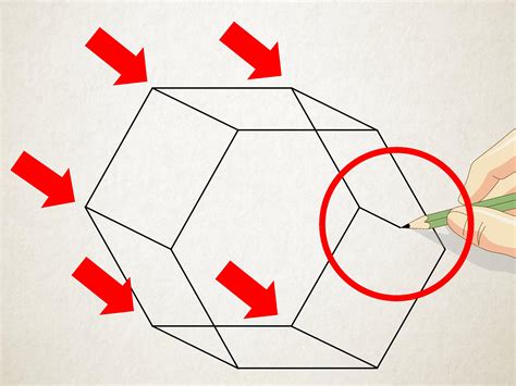 3 Ways to Draw a Hexagonal Prism - wikiHow