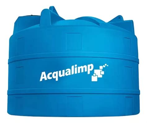 Tanque de água Acqualimp Tanque vertical polietileno 5000L azul de 137