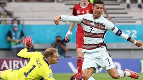 Cristiano Ronaldo Scores Twice Against Hungary Becomes Highest Scorer