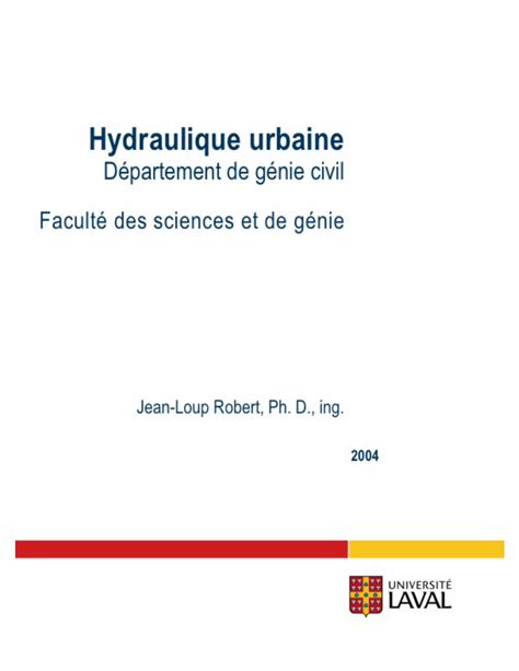 Pdf Hydraulique Urbaine Pdf Dokumen Tips