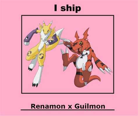 I ship Renamon x Guilmon by MadScepticTrooper on DeviantArt