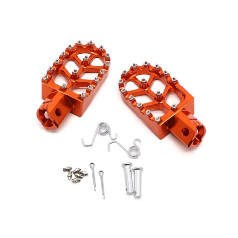 A Pair Motor Foot Pegs Rests Footpegs Pedal Pads For HONDA CRF XR 50 70