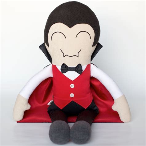 Vampire Doll Dracula Doll Stuffed Toy Vampire By Carlyjaynetoys