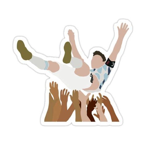 Messi Wins Copa America Argentina Celebration Sticker For Sale By