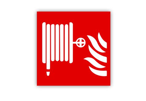 Fire Hose Symbol Label