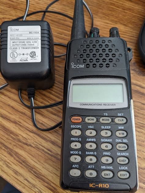 ICOM IC R10 R10 SCANNER RECEIVER 500 1300 MHz AM FM LSB USB CW EBay