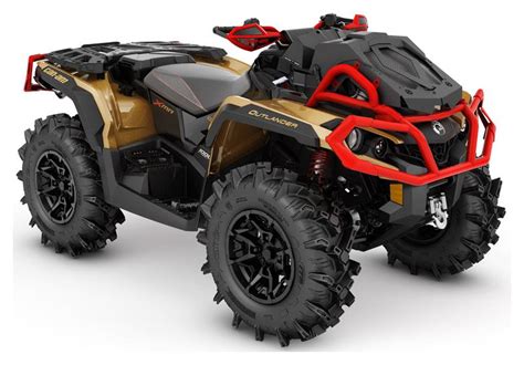 New 2019 Can Am Outlander X Mr 1000r Gold Black Can Am Red Atvs In Massapequa Ny