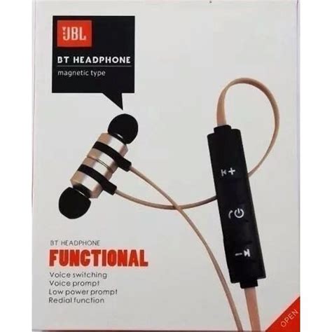 Fone De Ouvido Bluetooth Jbl Magnetic Type Bt Headphone Shopee Brasil