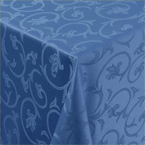 Nappe Damassée Infroissable Style Baroque Modèle Jacquard Nombreuses