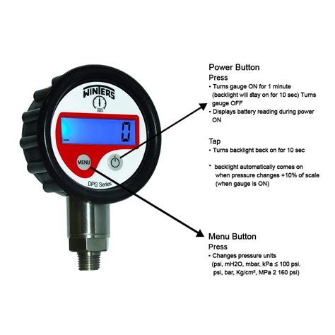 Winters DPG Series Digital Pressure Gauge Alongwith Philippines Ubuy