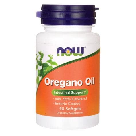 NOW Foods Oregano Oil Softgels 90 Sgels Swanson