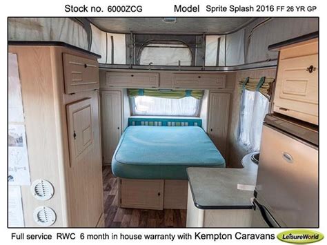 2016 Sprite Splash Caravan On Road For Sale Classifieds Pre Owned New