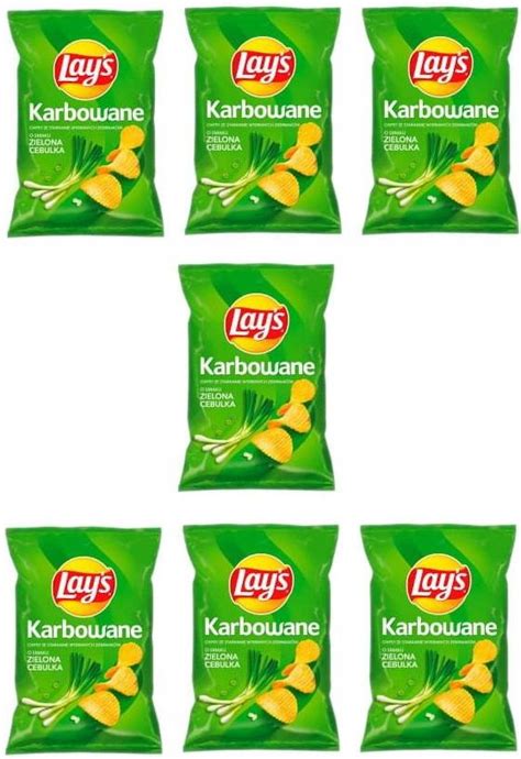 Lays Chipsy Karbowane Zielona Cebulka X G Ceny I Opinie Ceneo Pl