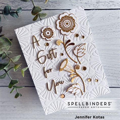 Spellbinders November Glimmer And Embossing Folder Of The Month Clubs