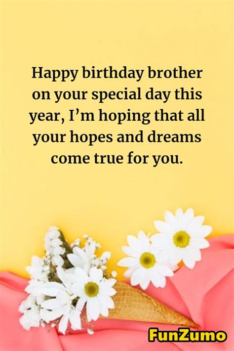 75+ Birthday Wishes for Brother from Sister – FunZumo